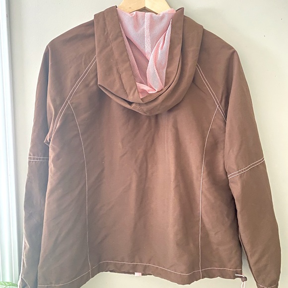 GREEN TEA | Y2K chocolate brown and pink jacket - Picture 4 of 4